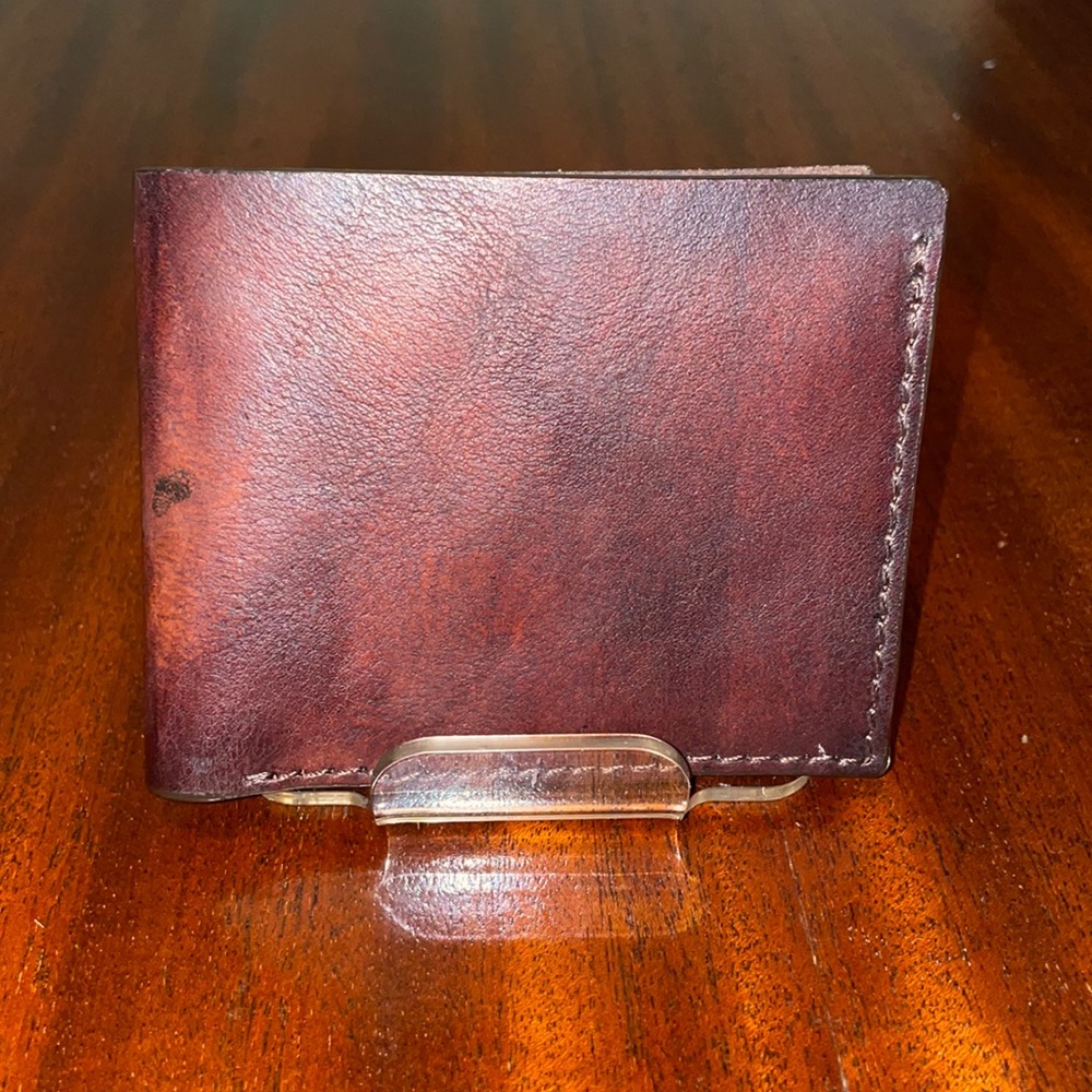 Genuine Leather Wallet with Coin Pouch
